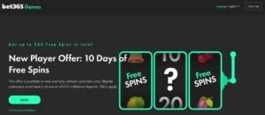 Games at Bet365 Welcome Bonus
