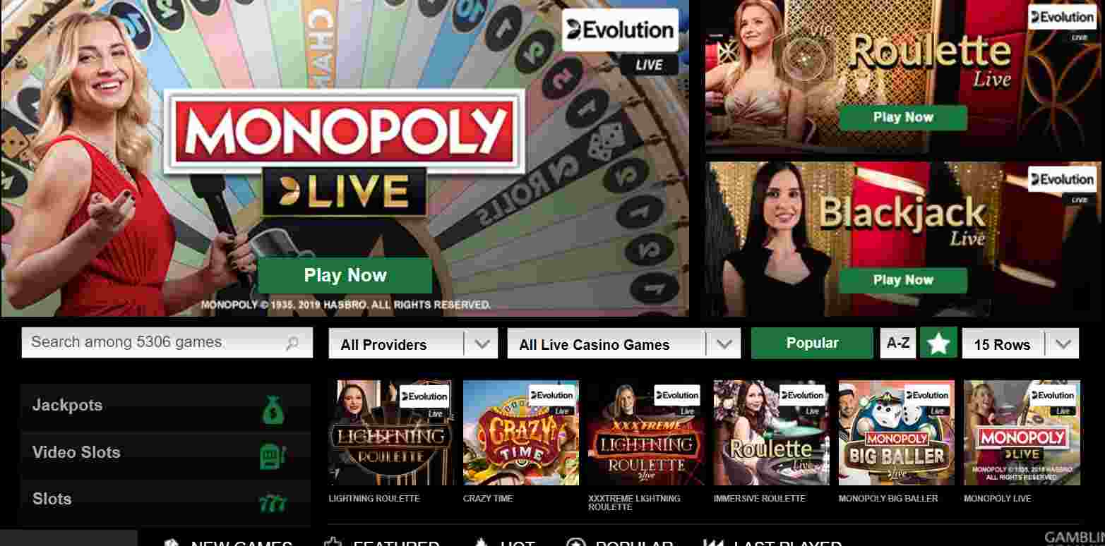 Mr Vegas Live Casino