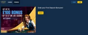 Lucky VIP Casino Welcome Bonus
